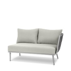 Right Arm Loveseat Gray